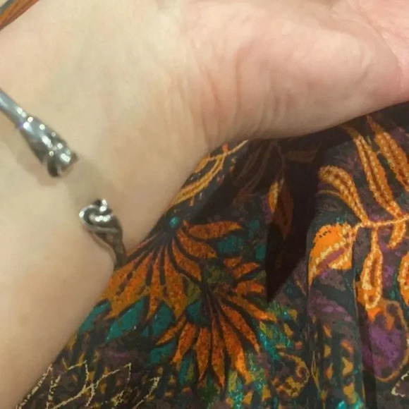 Vintage Handmade 925 Stamp Bracelet for Women Couples New - Picture 8 of 8